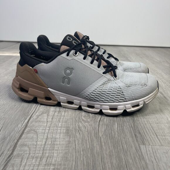 On Cloud Cloudflyer Women's Running Shoes Tan/Black/Gray White Size 11 Running A - Picture 4 of 10
